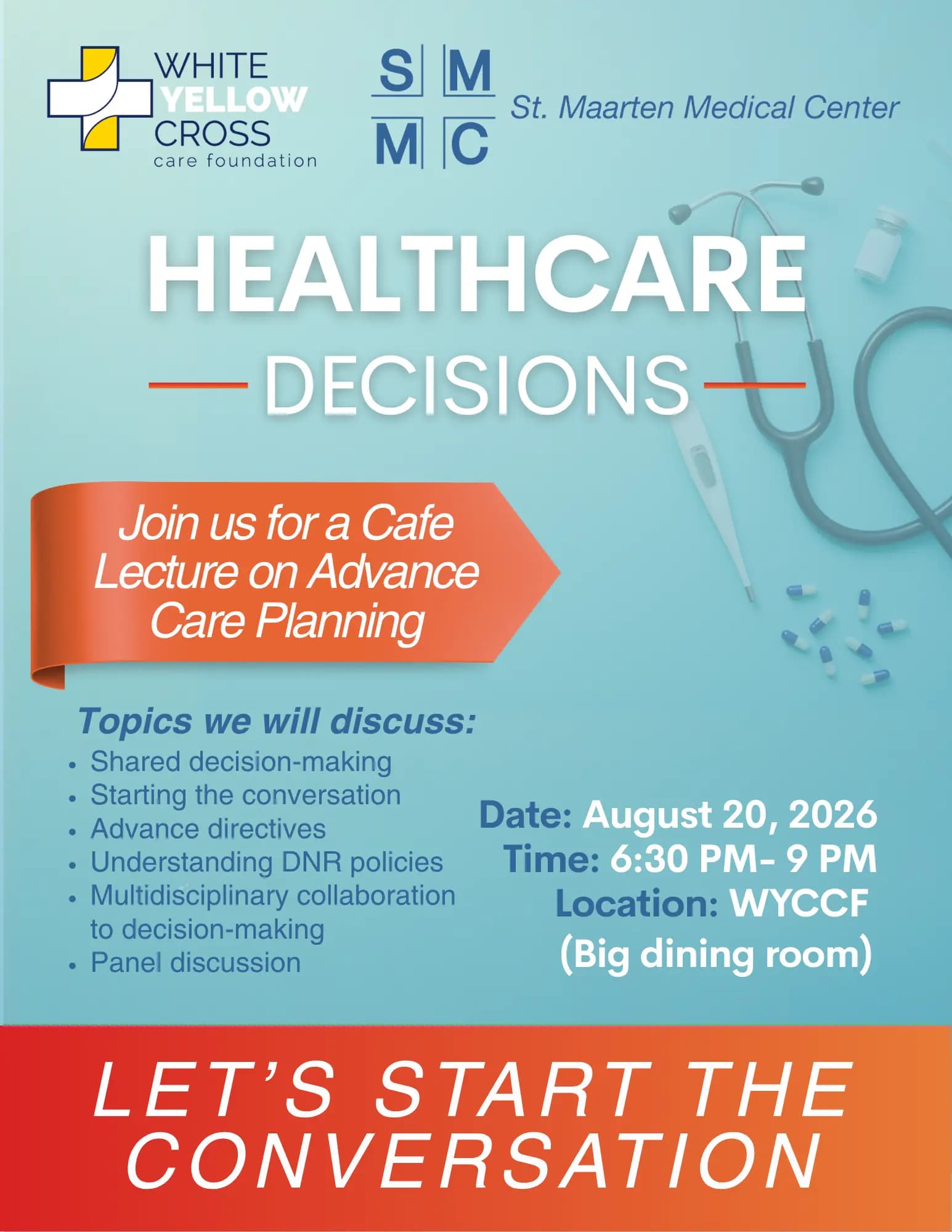 SMMC and WYCCF invite the Community to Advance Care Planning event